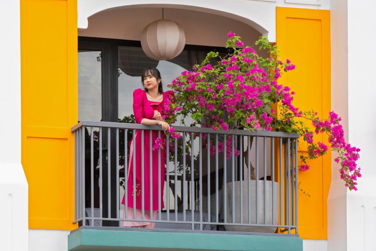 Son Hoi An Boutique Hotel & Spa Kültér fotó A balcony in Cartagena, Colombia